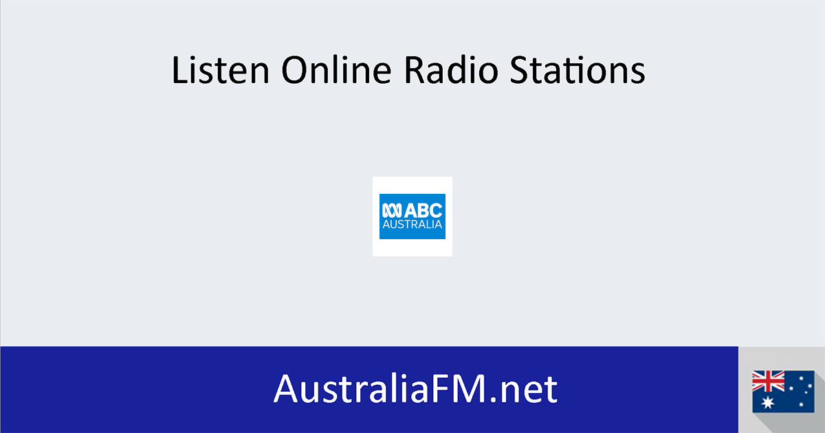 ABC Radio live Australian Radio Online ABC Radio live Australian Radio Online