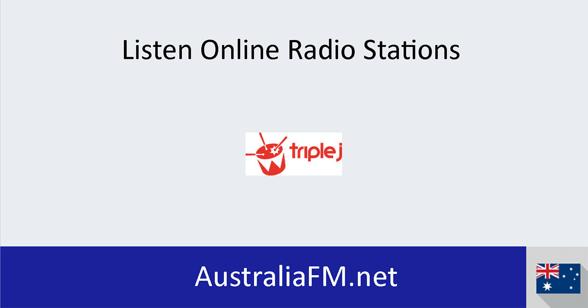 Triple J Live Australian Radio Online